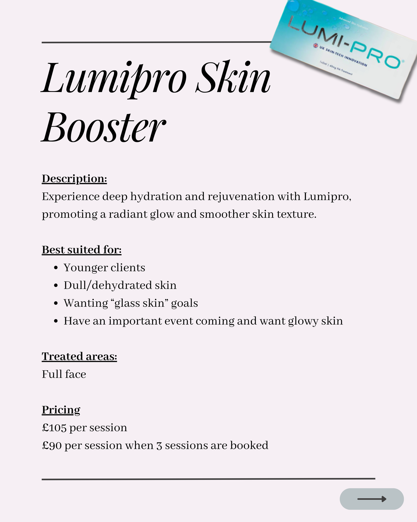 Skin Booster- Lumipro